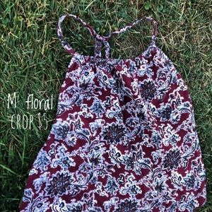 Floral crop top